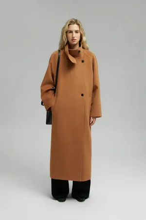 Пальто Finn Flare из шерсти и шелка, 722 tawny, арт. FAD11054