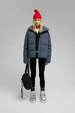 Пуховик FINN FLARE со съемным капюшоном, 197 night shadow, арт. FWE11057