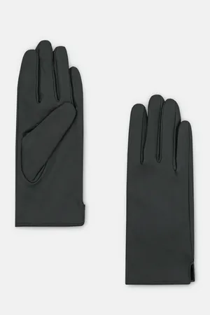 Демисезонные кожаные перчатки FINN FLARE, 221 shale, арт. FAC11326