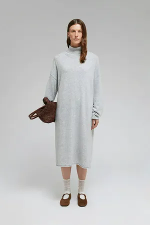 Вязаное платье FINN FLARE с шерстью и кашемиром, 262 silver melange, арт. FAF11171