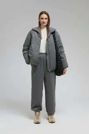 Утепленные брюки FINN FLARE, 255 mouse melange, арт. FAF11057