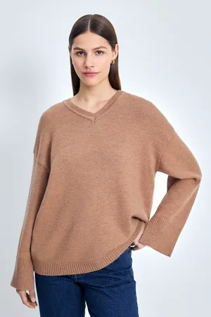 Джемпер FINN FLARE с V-образным вырезом, 722 tawny, арт. FAE11117