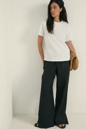 Женская футболка FINN FLARE из мерсеризованного хлопка, 201 white, арт. FSF110101