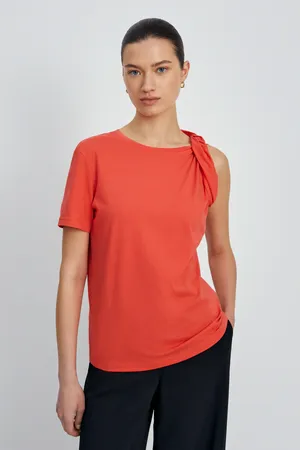 Топ FINN FLARE с открытым плечом и фигурным узлом, 335 paradise, арт. FSE110162