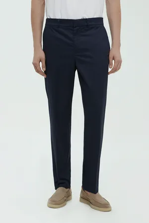 Брюки FINN FLARE из хлопка полуприлегающего силуэта, 101 cosmic blue, арт. FBF21038