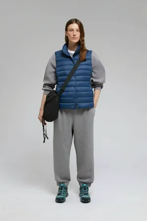 Стеганый пуховый жилет FINN FLARE, синий, арт. FAF11042