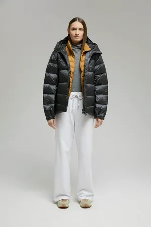 Удлиненный пуховик Finn Flare, серый, арт. FWE11092