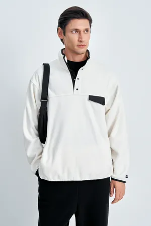 Толстовка FINN FLARE с воротником-стойкой, бежевый, арт. FAE210105