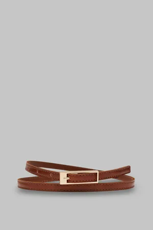 Ремень FINN FLARE из натуральной кожи, коричневый, арт. FBE11300