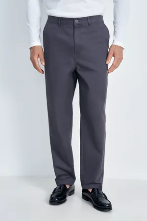 Брюки-бананы FINN FLARE с эластичным поясом, серый, арт. FAE21070