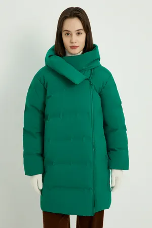 Утепленное пальто FINN FLARE, зеленый, арт. FWD11065