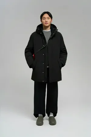 Однобортное пальто Finn Flare, 200 black, арт. FAE210114