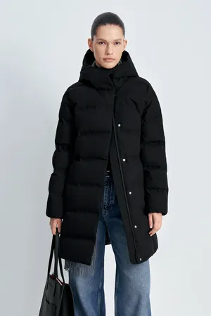 Пуховое полупальто Finn Flare, 200 black, арт. FAE110191