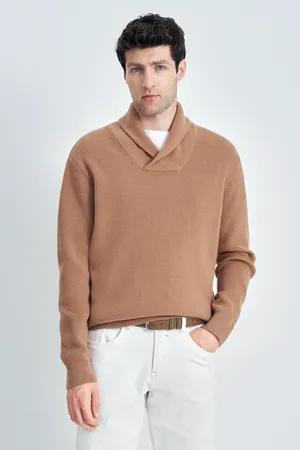 Джемпер Finn Flare с воротником-стойкой, 626 cinnamon, арт. FAE21100