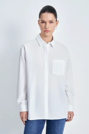 Женская рубашка Finn Flare, 201 white, арт. FAE110168