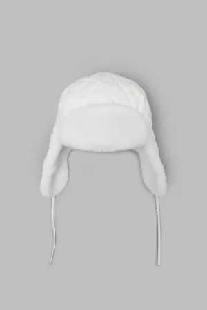 Шапка-ушанка Finn Flare, 201 white, арт. FWF91400