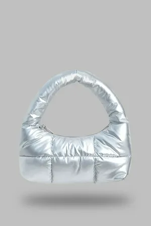 Стеганая сумка Finn Flare x Maneken, 211 light silver, арт. CWE17200