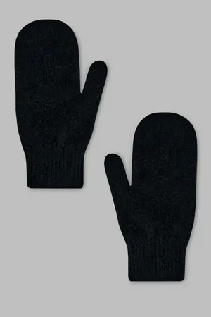 Вязаные варежки Finn Flare, 200 black, арт. FWC11170