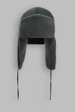 Шапка-ушанка Finn Flare, 200 black, арт. FWE21401