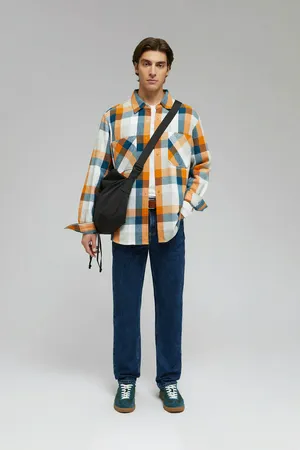 Джинсы FINN FLARE зауженного кроя, 127 dark denim, арт. FAF25000