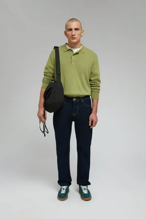 Джинсы Finn Flare прямого кроя, 198 black blue denim, арт. FAF25002