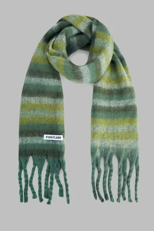 Шарф FINN FLARE в полоску, 501 mc grass, арт. FAE11411