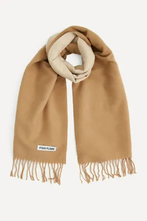 Палантин Finn Flare двусторонний с бахромой, 709 mc cornstalk, арт. FAE11406