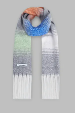 Шарф FINN FLARE в полоску, 205 mc mouse, арт. FAE11412