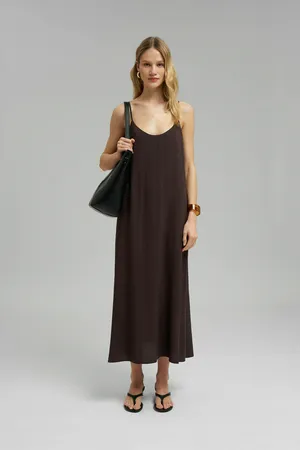 Платье-сарафан Finn Flare, коричневый, арт. FSG11009