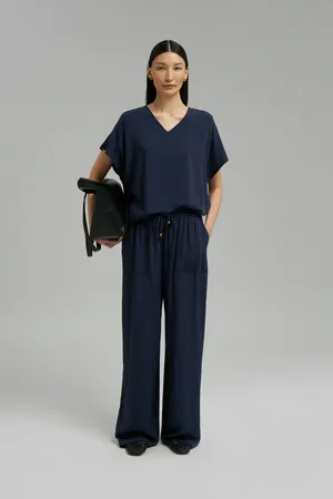 Блузка Finn Flare, синий, арт. FSG110203