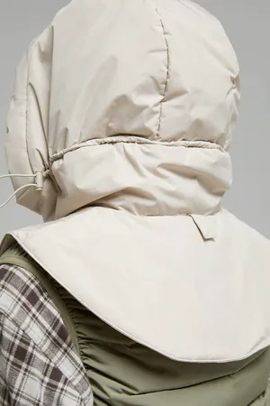 Утепленный капор Finn Flare, бежевый, арт. FAF91402