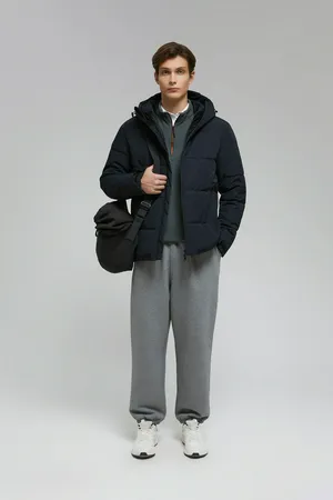 Стеганая куртка с капюшоном Finn Flare, синий, арт. FAF22006