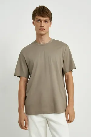 Футболка Finn Flare прямого кроя, бежевый, арт. BAS-200121