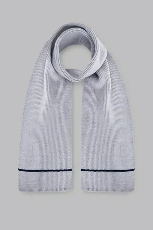 Шарф Finn Flare с добавлением шерсти, серый, арт. FAE21189