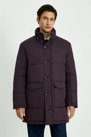 Утепленное полупальто Finn Flare, бордовый, арт. FAD21041