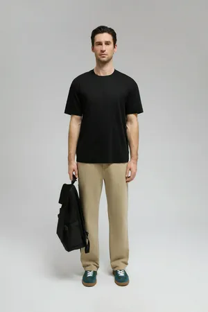 Футболка Finn Flare из мерсеризованного хлопка, 200 black, арт. FBF21088