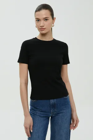 Футболка приталенного силуэта Finn Flare, 200 black, арт. BAS-100180