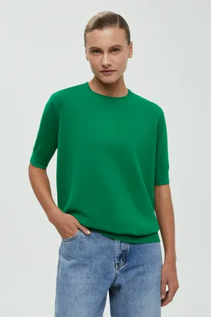 Джемпер FINN FLARE с коротким рукавом, 500 green, арт. FBF11140