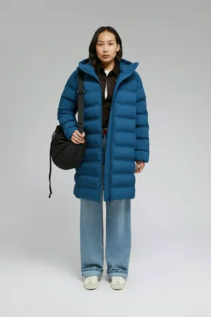 Утепленное пальто FINN FLARE с капюшоном, 100 navy, арт. FAF11059