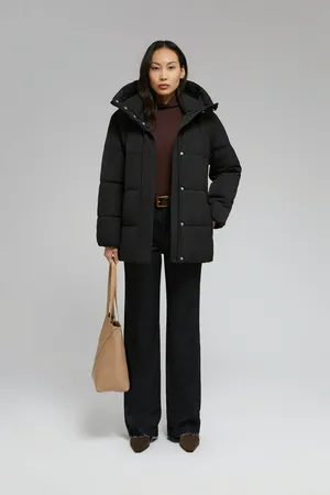 Утепленная куртка FINN FLARE с капюшоном, 200 black, арт. FAF11044