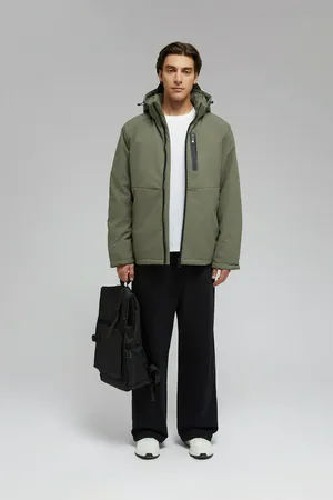 Куртка Finn Flare утепленная с капюшоном, 929 vetiver, арт. FAF22000