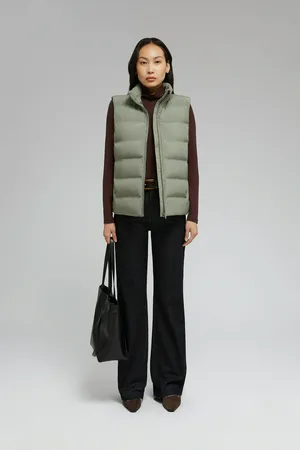 Жилет утепленный стеганый FINN FLARE, зеленый, арт. FAF11047