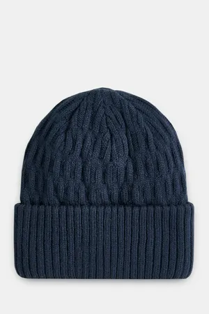 Шапка FINN FLARE с узором, 101 cosmic blue, арт. FAE21166