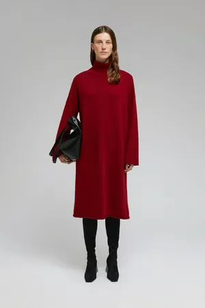 Платье вязаное Finn Flare, бордовый, арт. FAF11171
