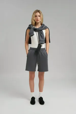 Шорты Finn Flare свободные, 156 phantom melange, арт. FSG110158