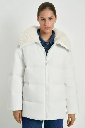 Женский пуховик Finn Flare FWE11048, 716 gardenia, арт. FWE11048