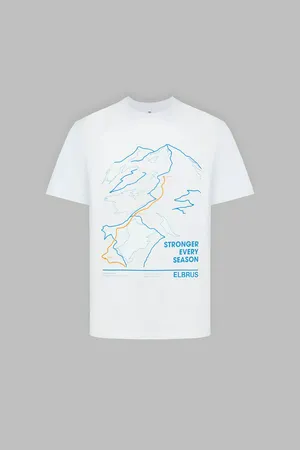 Футболка мужская FINN FLARE Elbrus, 201 white, арт. CSF27003-2P