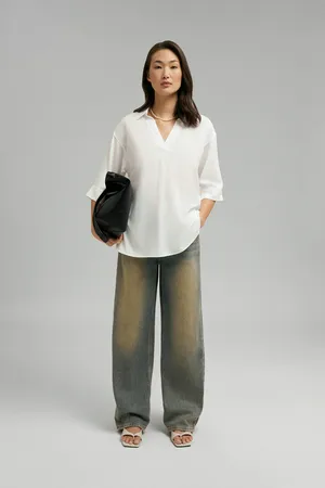 Блузка женская FINN FLARE, белый, арт. FSG11004