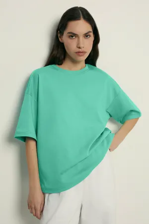 Футболка Finn Flare оверсайз, 569 jelly mint, арт. FSF110107