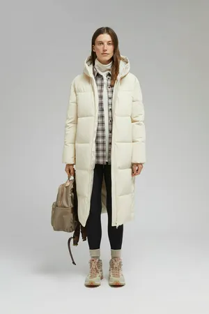 Утепленное пальто Finn Flare, 705 angora, арт. FAF11011
